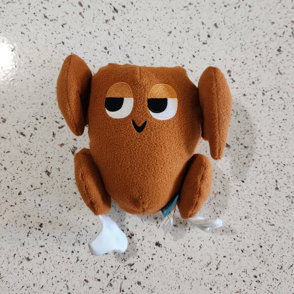 Bark TurKeith Turkey Thanksgiving Squeaky Crinkle Plush Dog Toy sz M/L - Picture 1 of 8